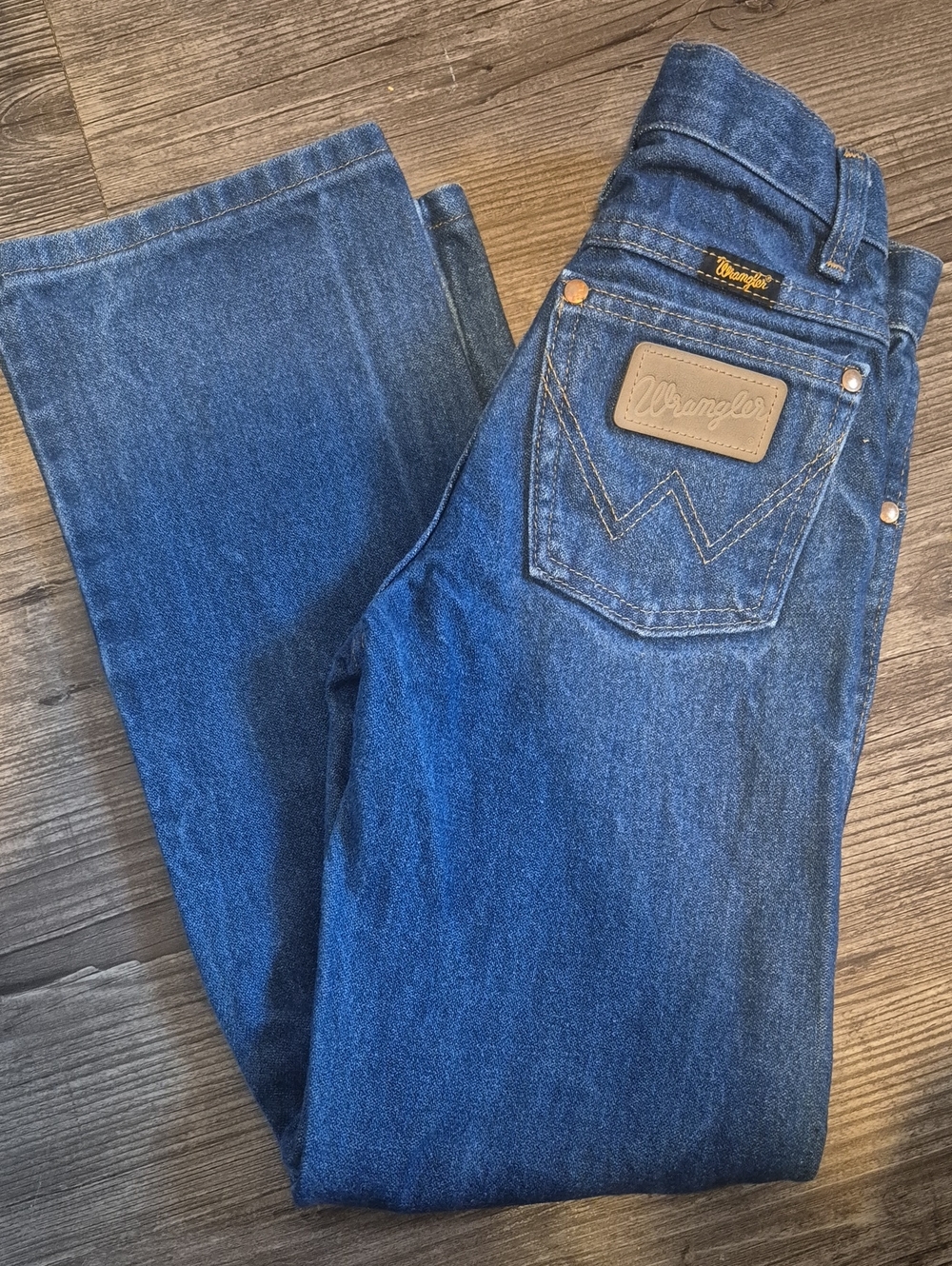 Wrangler Boys Classic Blue Denim Jeans